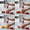 image:imageOVENTE Cordless Immersion Hand Blender 300W Rechargeable White HR995WRed  200 Watts