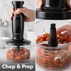 image:imageOVENTE Electric Corded Hand Blender 300W with 2 Mixing Speeds White HS560WBlack  With Attachment