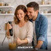 image:imageOVENTE Electric Corded Hand Blender 300W with 2 Mixing Speeds White HS560WBlack  With Attachment