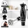 image:imageOVENTE Electric Corded Hand Blender 300W with 2 Mixing Speeds White HS560WBlack  With Attachment