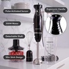 image:imageOVENTE Electric Corded Hand Blender 300W with 2 Mixing Speeds White HS560WBlack  With Attachment