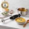 image:imageOVENTE Electric Corded Hand Blender 300W with 2 Mixing Speeds White HS560WBlack