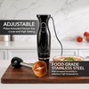 image:imageOVENTE Electric Corded Hand Blender 300W with 2 Mixing Speeds White HS560WBlack