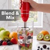 image:imageOVENTE Electric Corded Hand Blender 300W with 2 Mixing Speeds White HS560WRed  With Attachment