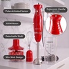 image:imageOVENTE Electric Corded Hand Blender 300W with 2 Mixing Speeds White HS560WRed  With Attachment