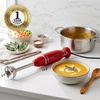 image:imageOVENTE Electric Corded Hand Blender 300W with 2 Mixing Speeds White HS560WRed