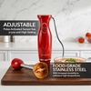 image:imageOVENTE Electric Corded Hand Blender 300W with 2 Mixing Speeds White HS560WRed
