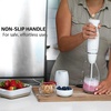 image:imageOVENTE Electric Immersion Hand Blender 300 Watt 2 Mixing Speed with Stainless Steel Blades amp Portable 5 Speed Mixing Electric Hand Mixer with Stainless Steel Whisk Beater Attachments
