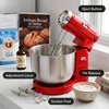 image:imageOVENTE Electric Stand Mixer 35 QT 5 Mixing Speeds 250W Black SM680BRed