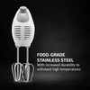 image:imageOVENTE Immersion Electric Hand Blender 300 Watt Power 2 Mix Speed with Stainless Steel Blades amp Portable 5 Speed Mixing Electric Hand Mixer with Stainless Steel Whisk Beater Attachments