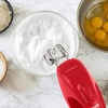 image:imageOVENTE Portable Electric Hand Mixer 5 Speed Mixing 150W Powerful Blender for Baking amp Cooking with 2 Stainless Steel Chrome Beater Attachments amp Snap Clear Case Compact Easy Storage Turquoise HM161TMixer  Red