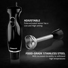 image:imageOvente 300W Electric Immersion Hand Blender 2Pack with Stainless Steel Blades Black amp Red HS560BR