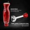 image:imageOvente 300W Electric Immersion Hand Blender 2Pack with Stainless Steel Blades Black amp Red HS560BR