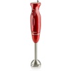 image:imageOvente 300W Electric Immersion Hand Blender 2Pack with Stainless Steel Blades Black amp Red HS560BR