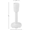 image:imageOvente Potato Vegetable Multi Masher Blender Attachment BPAFree Easy to Use Nonstick Dishwasher Safe Compatible with Ovente 6Series Electric Hand Stick Blender HS660 HS665 HS680 White ACPHS500W