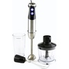 image:imageOVENTE Corded Hand Blender Set with Whisk Beaker and Chopper Black HS685B