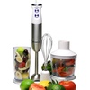 image:imageOVENTE Corded Hand Blender Set with Whisk Beaker and Chopper White HS685W