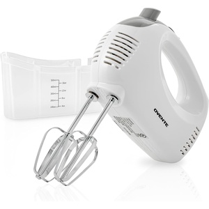 image:imageOVENTE 5Speed Electric Hand Mixer with Storage Case150W Red HM151RWhite