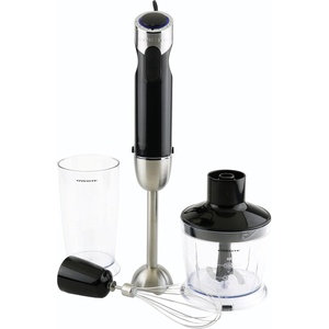 image:imageOVENTE Electric Corded Hand Blender 500W with 6 Mixing Speed Black HS690BWith Attachment