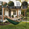image:imageOVENTE Camping Hammock with Two Tree Straps HeavyDuty Green HKA95G