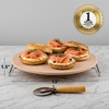 image:imageOVENTE 13 Round Pizza Stone for Oven and Grill Beige BW10132