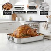image:imageOVENTE 17 Carbon Steel Roasting Pan with VShape Rack Copper CWR30820CO13 x 94