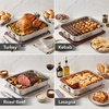image:imageOVENTE 17 Carbon Steel Roasting Pan with VShape Rack Copper CWR30820CO13 x 94