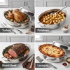 image:imageOVENTE 17 Carbon Steel Roasting Pan with VShape Rack Copper CWR30820CO1562 x 1175