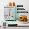 image:imageOVENTE 2Slice Electric Toaster 825W 6 Browning Setting Turquoise TS2450T