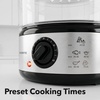 image:imageOVENTE 2Tier Electric Food Steamer 5 Qt Stainless Steel Silver FS62S