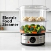 image:imageOVENTE 2Tier Electric Food Steamer 5 Qt Stainless Steel Silver FS62S