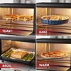 image:imageOVENTE 8L Toaster Oven Adjustable Temperature 60Min Timer Black TO2808BTO2808B
