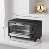 image:imageOVENTE 8L Toaster Oven Adjustable Temperature 60Min Timer Black TO2808BTO2808B
