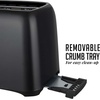 image:imageOVENTE Electric 2 Slice Toaster Machine 6Shade Setting Black TP2210BBlack