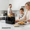 image:imageOVENTE Electric 2 Slice Toaster Machine 6Shade Setting Black TP2210BBlack