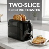 image:imageOVENTE Electric 2 Slice Toaster Machine 6Shade Setting Black TP2210BBlack