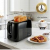 image:imageOVENTE Electric 2 Slice Toaster Machine 6Shade Setting Black TP2210BBlack