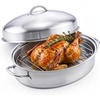 image:imageOVENTE 17 Carbon Steel Roasting Pan with VShape Rack Copper CWR30820CO1562 x 1175
