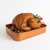image:imageOVENTE 17 Carbon Steel Roasting Pan with VShape Rack Copper CWR30820CO17