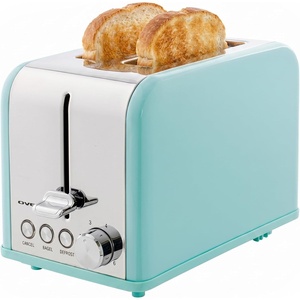 image:imageOVENTE 2Slice Electric Toaster 825W 6 Browning Setting Turquoise TS2450T