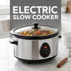 image:imageOVENTE Double Slow Cooker 3Qt Buffet Server Silver SLO215BRSLO35ABR  Silver