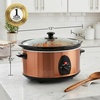 image:imageOVENTE Double Slow Cooker 3Qt Buffet Server Silver SLO215BRSLO35ACO  Copper