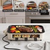 image:imageOVENTE Electric Griddle with 16 x 10 Inch NonStick Plate Blue GD1610LBLBeige