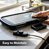 image:imageOVENTE Electric Griddle with 16 x 10 Inch NonStick Plate Blue GD1610LBLBlack