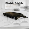 image:imageOVENTE Electric Griddle with 16 x 10 Inch NonStick Plate Blue GD1610LBLBlack