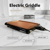 image:imageOVENTE Electric Griddle with 16 x 10 Inch NonStick Plate Blue GD1610LBLCopper