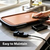 image:imageOVENTE Electric Griddle with 16 x 10 Inch NonStick Plate Blue GD1610LBLCopper