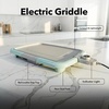 image:imageOVENTE Electric Griddle with 16 x 10 Inch NonStick Plate Blue GD1610LBLLight Blue