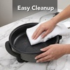 image:imageOVENTE Round Electric Skillet 115 Nonstick Frying Pan Copper SK11112CO115 Inch  Black