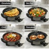 image:imageOVENTE Round Electric Skillet 115 Nonstick Frying Pan Copper SK11112CO115 Inch  Black